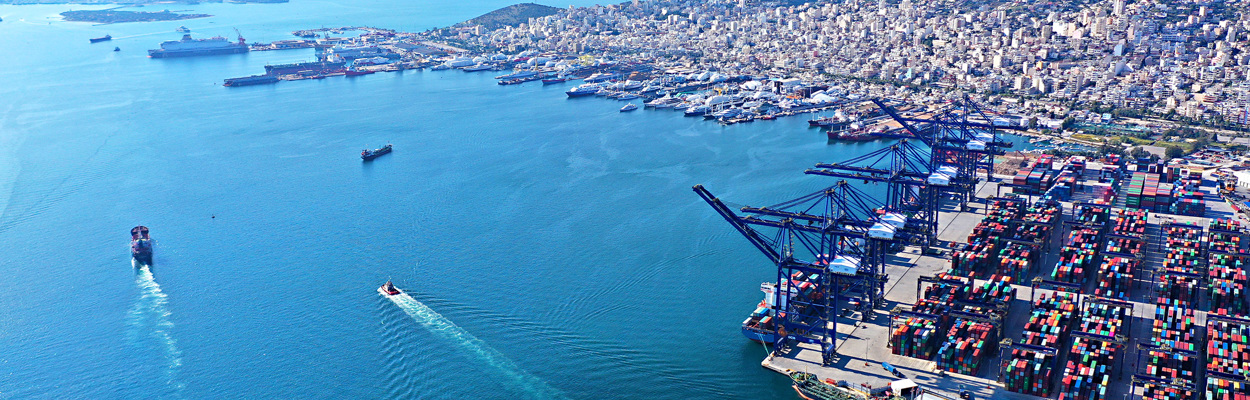 athens freight container pier